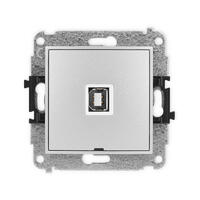 ICON USB A-B 2.0 vienas ligzdas mehānisms, bez apraksta lauka