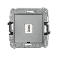 ICON Viena USB uzlādes mehānisms USB A, 5 W maks., 5 V, 1 A, bez apraksta lauka