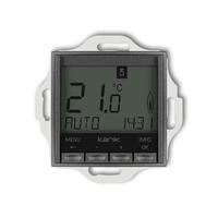 ICON Universāls elektroniskais nedēļas temperatūras regulatora mehānisms (balts fona apgaismojums)