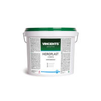 Vincents Polyline HIDROPLAST COKOL vienkomponenta hidroizolācija ēku pamatu virzemes daļai 23kg