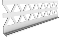 ETIX 3210 PVC lāsenis 10  mm apmetumam 2,5m