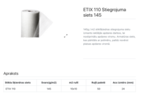 ETIX 110 Siets 145 g/m2  1,0 x 50 m - Thumbnail 2