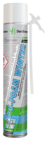 montāžas putas,ziemas apstākļiem (-15°C ), poliuretāna, salmiņaplikators 750ml