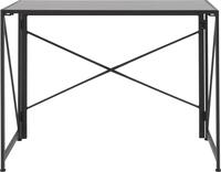 Tenzo saliekamais rakstāmgalds 100x50 cm, melns osis (Black Ash) - Thumbnail 2