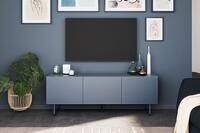 Tenzo Parma TV plaukts 146 x 51 x 43 cm, matēti zils (Lake Blue)