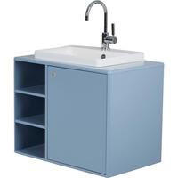 Tenzo Tom Tailor izlietnes skapītis 62 x 80 x 50 cm, pelēcīgi zils (Dove Blue)