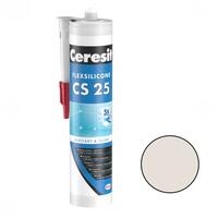 Ceresit CS 25 Sanitārais silikona hermētiķis, 280ml, pergamons (39)
