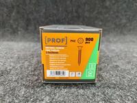 PROF Reģipša skrūve, smalkā vītne, 3,5x35 mm. 900 gab. PH2 galva