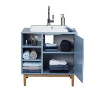 Tenzo Tom Tailor izlietnes skapītis 62 x 80 x 50 cm, pelēcīgi zils (Dove Blue) - Thumbnail 7