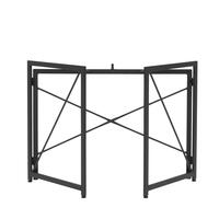 Tenzo saliekamais rakstāmgalds 100x50 cm, melns osis (Black Ash) - Thumbnail 4