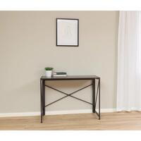 Tenzo saliekamais rakstāmgalds 100x50 cm, melns osis (Black Ash) - Thumbnail 10