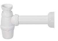 Izlietnes sifons, 1½ x 40 mm, plastmasa, balts