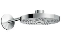 Dušas galva ar turētāju Axor One 280 2 jet, no sienas, hroms