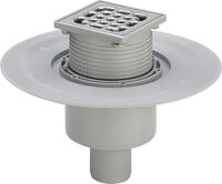 Viega traps DN50 vert.ar flanci,100x100(470920)#