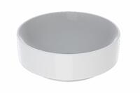 Izlietne VariForm, d=400 mm, apaļa, uz virsmas, bez maisītāja cauruma, bez pārplūdes, balta