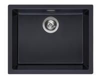 Virtuves izlietne Amsterdam 50, viena bļoda, 560x460 mm, pure black