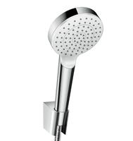 Rokas dušas komplekts Crometta 1jet Porter, 1250 mm, balts/hroms