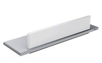 Plaukts Edition 400, 328x100 mm, sudrabs/balts