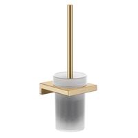 Tualetes birste ar turētāju AddStoris, brushed bronze