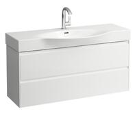 Izlietnes skapītis Lani, 1180x370 mm, h=515 mm, 2A, matēts balts