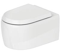 Pods Qatego Rimless, stiprināms pie sienas, 380x570 mm, Durafix, balts