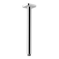Dušas galvas izvads Vernis Shape, h=300 mm, no griestiem, hroms