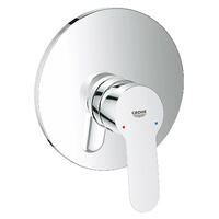 Iebūvējamais dušas maisītājs BauEdge, d=163 mm, hroms