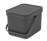 Atkritumu tvertne Sort&Go, 6l, grey