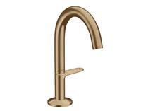 Izlietnes maisītājs Axor One Select 140, ar push-open, brushed bronze