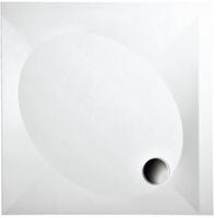 Dušas paliktnis Art, 1000x1000 mm, ar paneli, balts