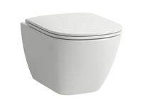 Pods ar SC vāku Lua rimless, 360x520 mm, stiprināms pie sienas, balts