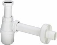 Izlietnes sifons, 1¼ x 40 mm, plastmasa, balts