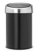 Atkritumu tvertne Touch Bin, 3l, matt black
