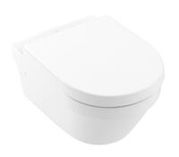Pods ar QR/SC vāku Architectura Oval Rimless, stiprināms pie sienas, 370x530 mm, balts