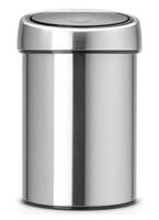 Atkritumu tvertne Touch Bin, 3l, matt steel FPP