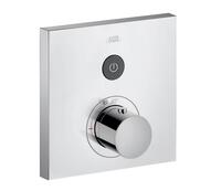 Termostata ShowerSelect Square virsapmetuma daļa, ar 1 izeju, hroms