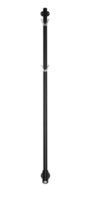 Elektriskais dvieļu žāvētājs Limbo, 1400 mm, 24W, matēts melns