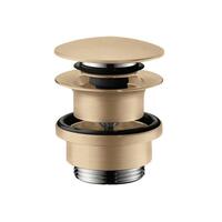 Izlietnes/bidē izplūde push-open, brushed bronze