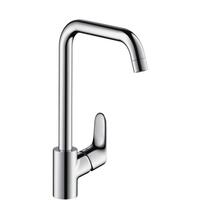Virtuves izlietnes maisītājs Focus M41 260 1jet, stainless steel optic