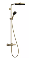 Dušas sistēma Pulsify 260 1 jet  ar termostatu Ecostat Fine un rokas dušu 3 jet, brushed bronz