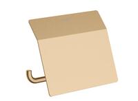 Tualetes papīra turētājs ar vāciņu AddStoris, brushed bronze