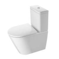 Komplekts- pods D-Neo Rimless ar skalojamo kasti 6/3 l un vāku QR/SC, balts