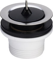 Virtuves izlietnes izplūde, 1½ x 70 mm, plastmasa #