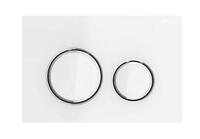 Taustiņš Sigma21, 246x164 mm, balts stikls/hroms