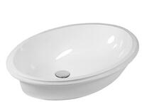 Izlietne Evana, 615x415 mm, zem virsmas, balta