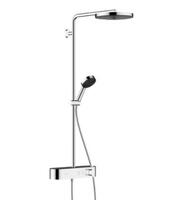 Dušas sistēma Pulsify 260 1jet/105 3jet Relaxation ar termostatu ShowerTablet Select 400, hroms