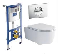 Komplekts - pods ar SC vāku Soul, rāmis ViConnect, taustiņš 100S (hroms) (4656HR01+92230900+92248561