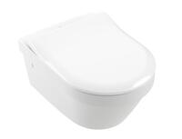 Pods Architectura Oval Rimless, stiprināms pie sienas, 370x530 mm, balts