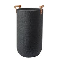 Veļas kaste Cino, d=350 mm, h=600 mm, 58 l, melna