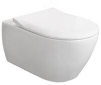 Pods ar QR/SC vāku Subway 2.0 Rimless, stiprināms pie sienas, 370x560 mm, SupraFix, balts